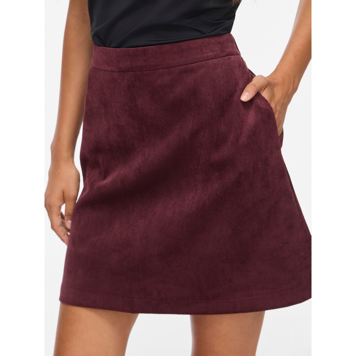 Mini-Jupe rouge - port royale1, VILA