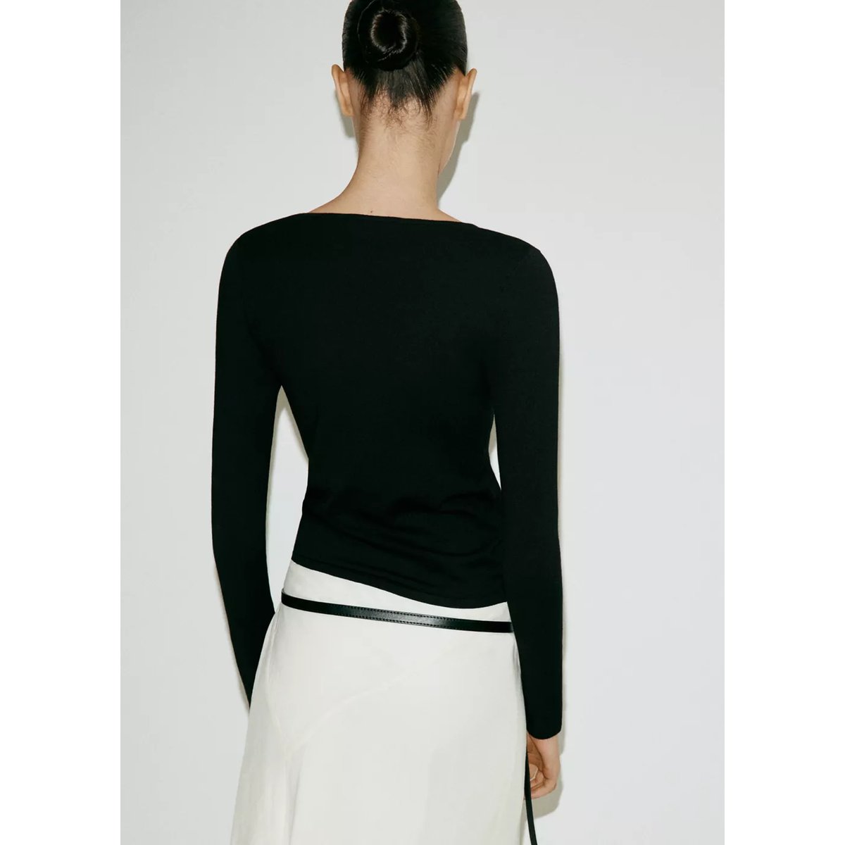 Pull rira noir, MANGO