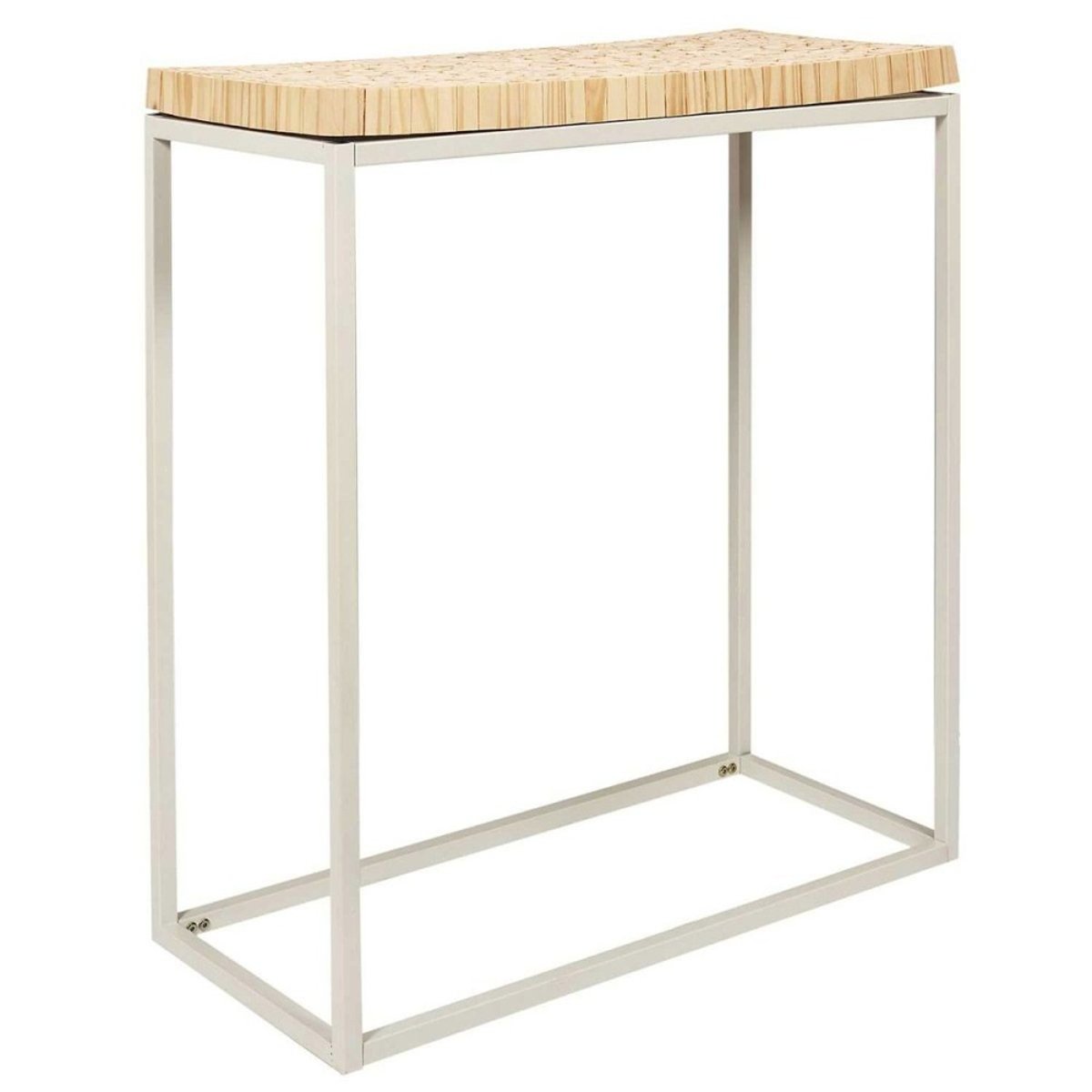 Console rondin beige, DECORATIE
