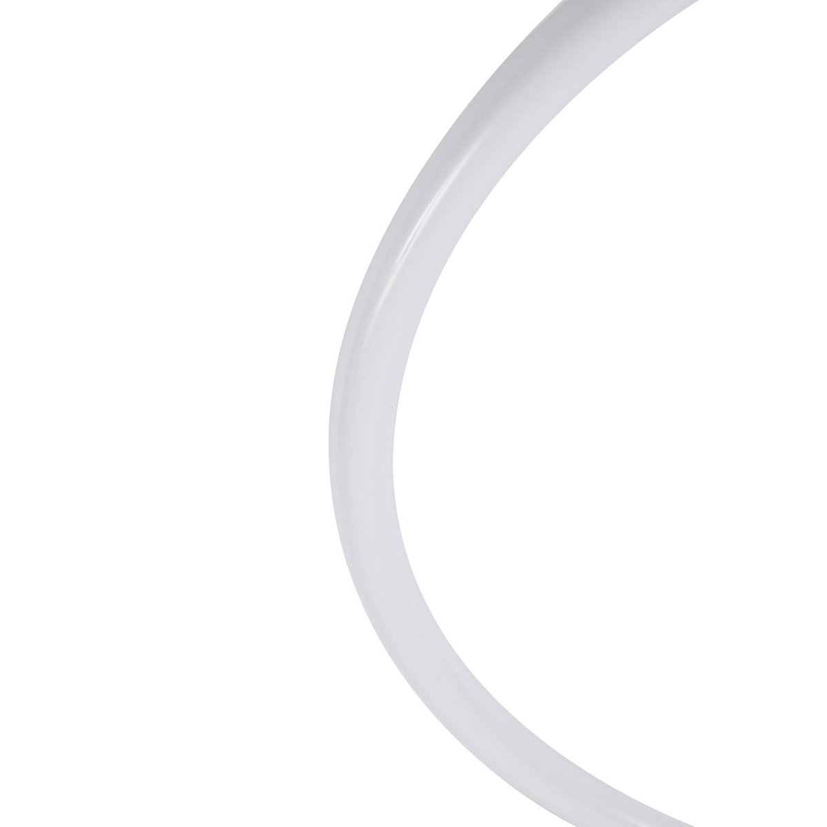 Plafonnier  moderneLED, Valenora blanc, chrome, LUCANDE