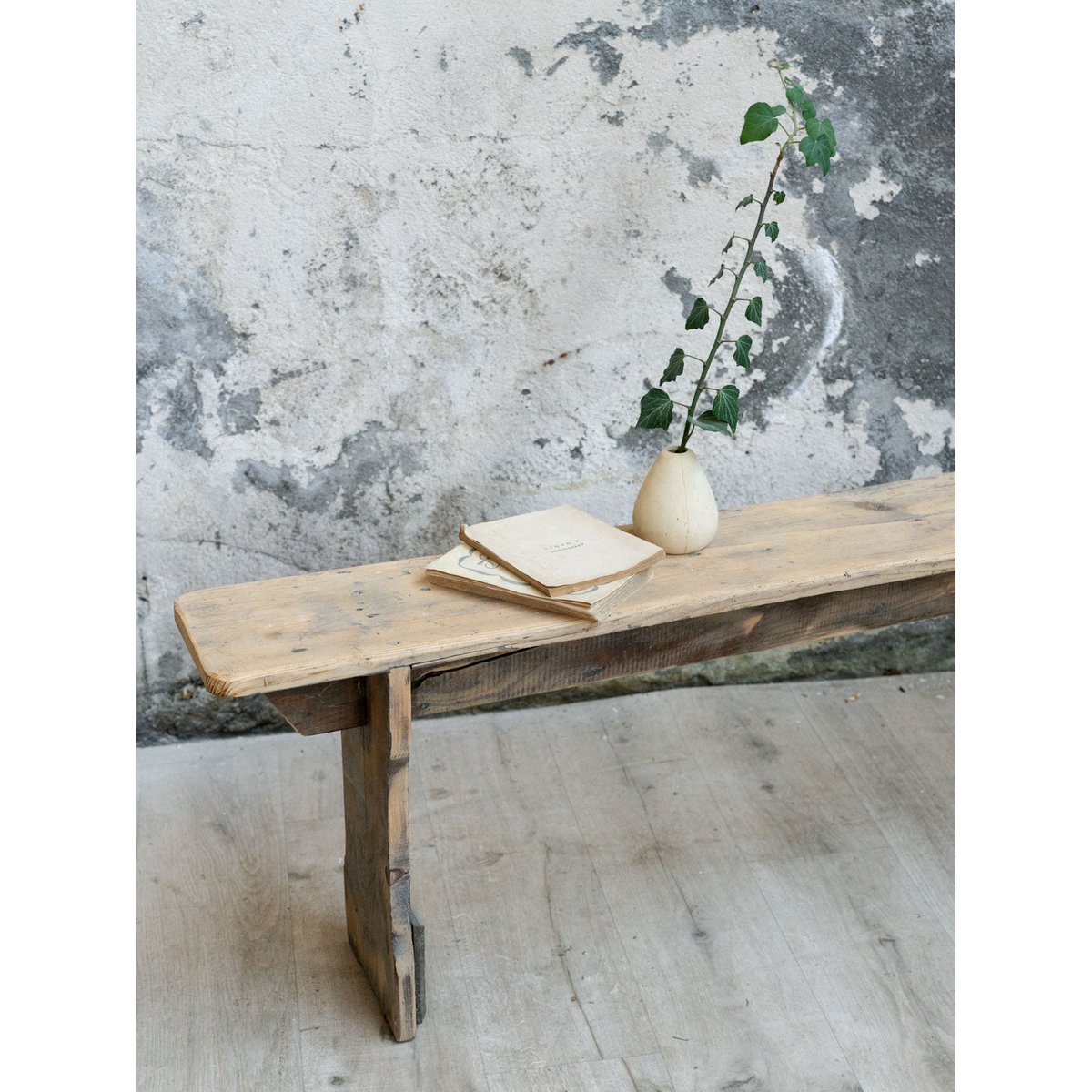 Banc en bois Antoine N°540 - Bon état bois clair, DEBONGOUT