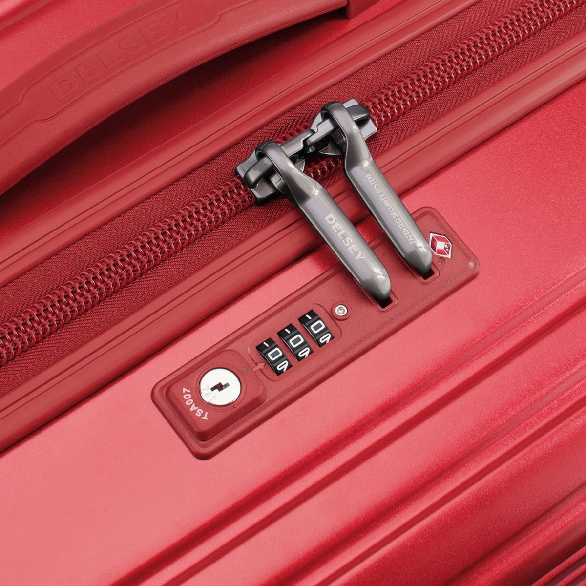 Valise L CAUMARTIN PLUS rouge, DELSEY PARIS