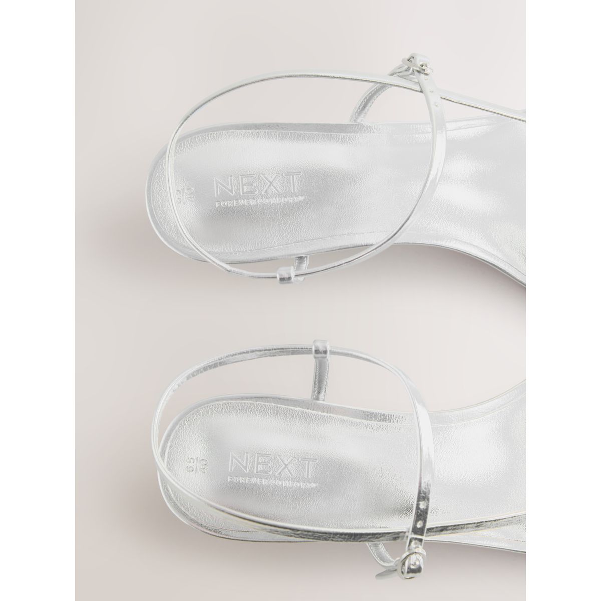 Sandales forever comfort® à brides argent, NEXT