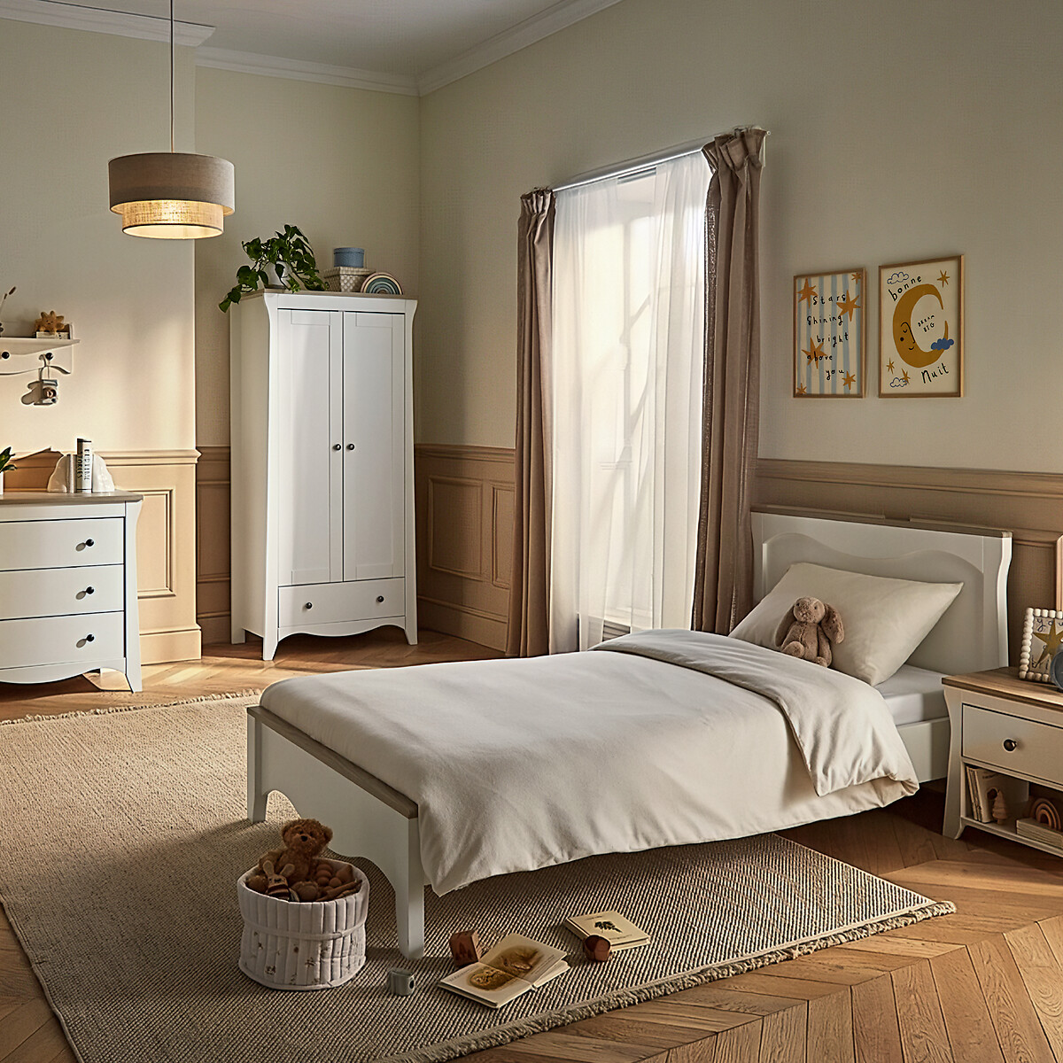Clara Kids Bed white, CUDDLECO