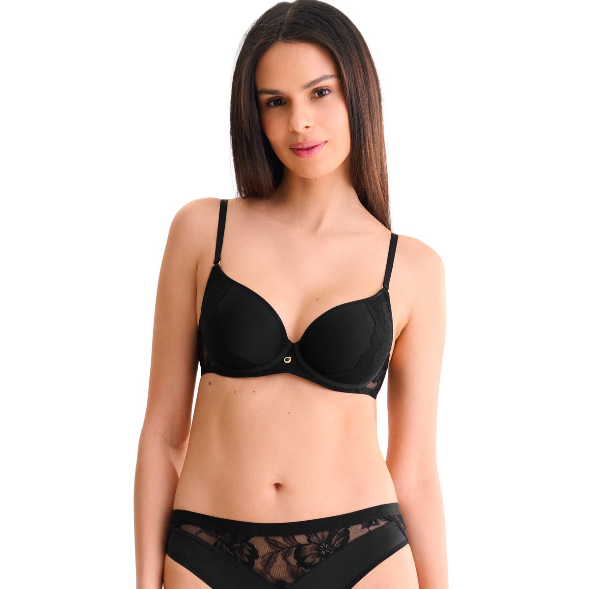 Soutien-gorge préformé spacer ROBIN noir, LISCA