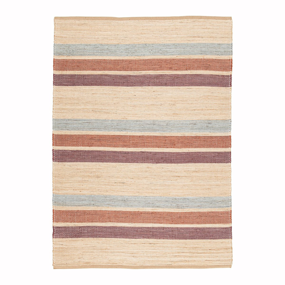 Tapis design en jute tissé main GARRIGUE palette colorée, AFK LIVING