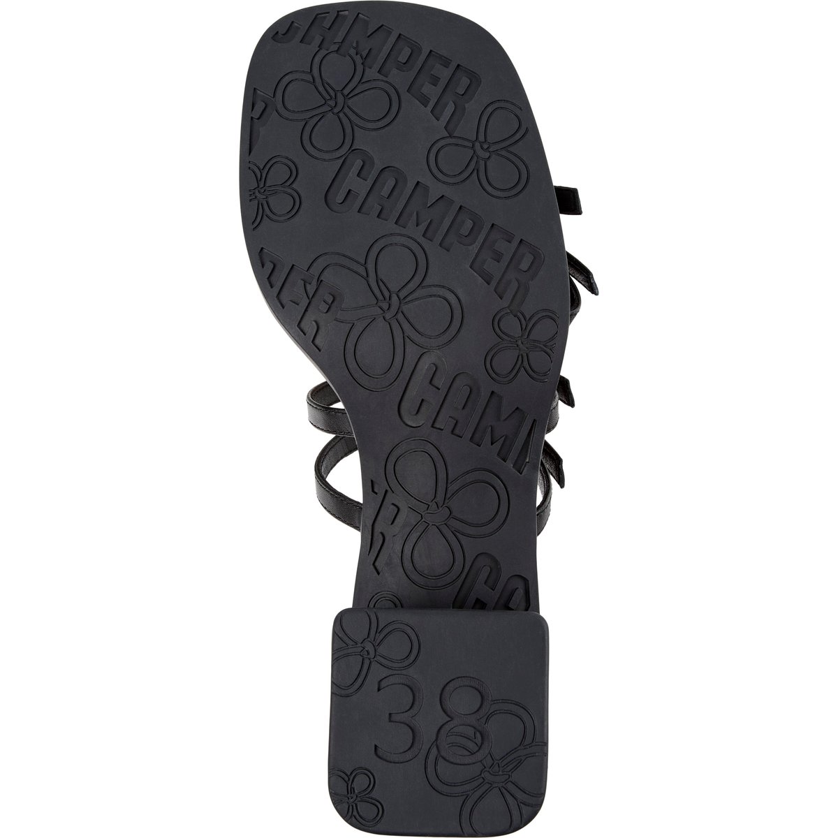 Sandales Cuir KORA SANDAL TWINS noir, CAMPER