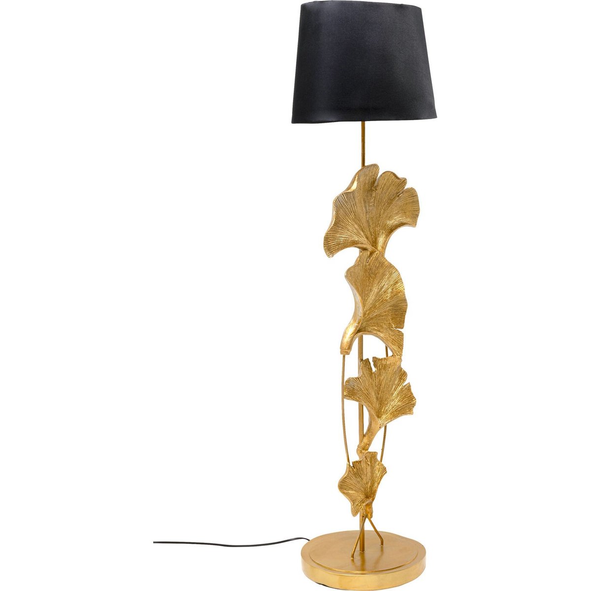 Lampadaire feuilles de ginkgo or, KARE DESIGN