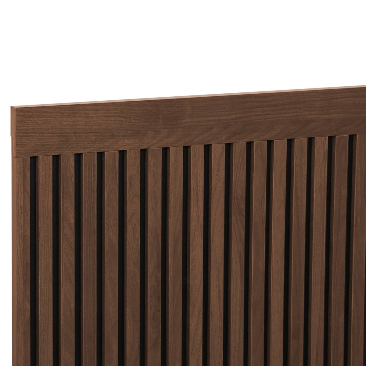 Tête de lit décor bois tasseaux décoratifs 140cm HEDDO naturel, SWEEEK
