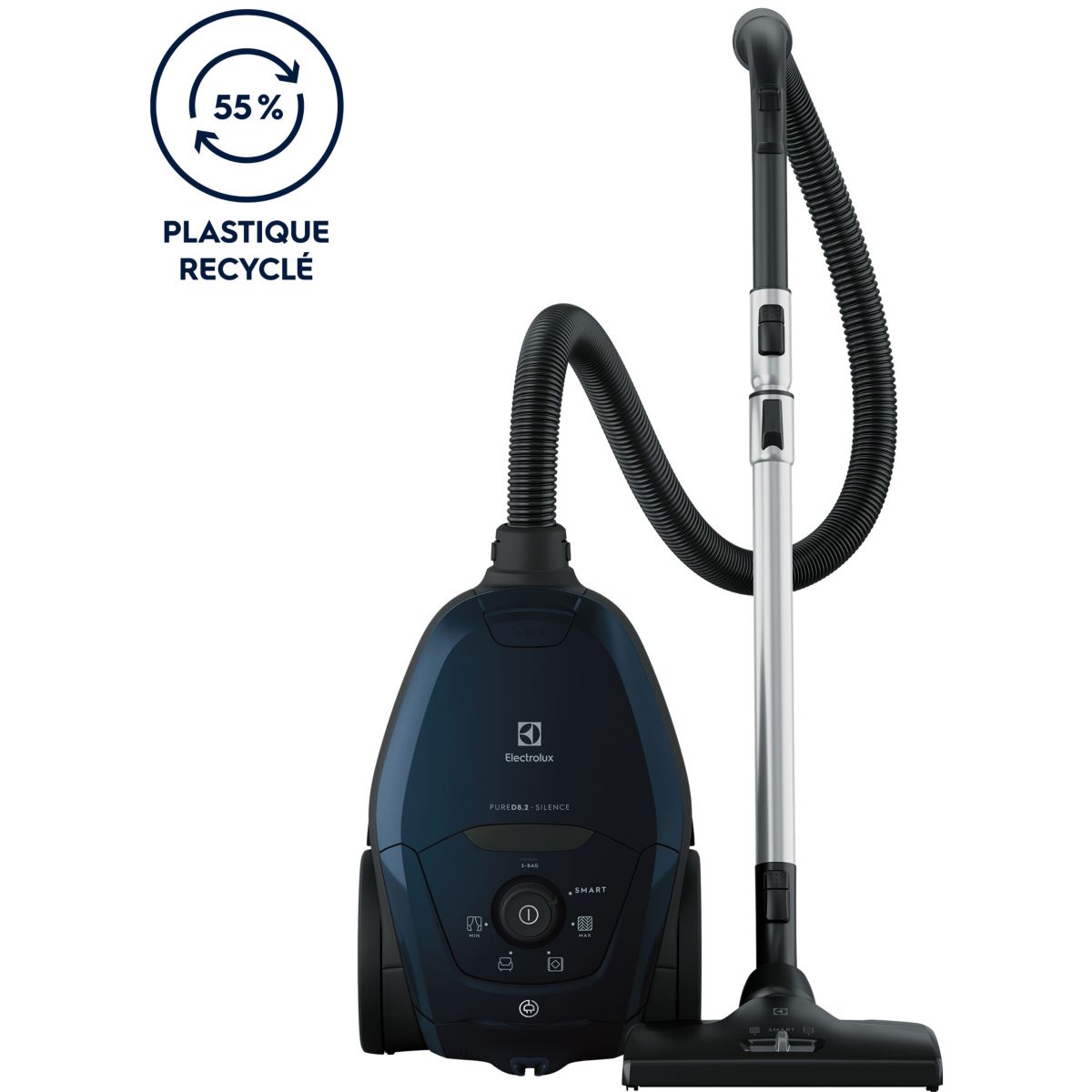 Aspirateur avec sac Pure D8 PD82-4ST bleu, ELECTROLUX