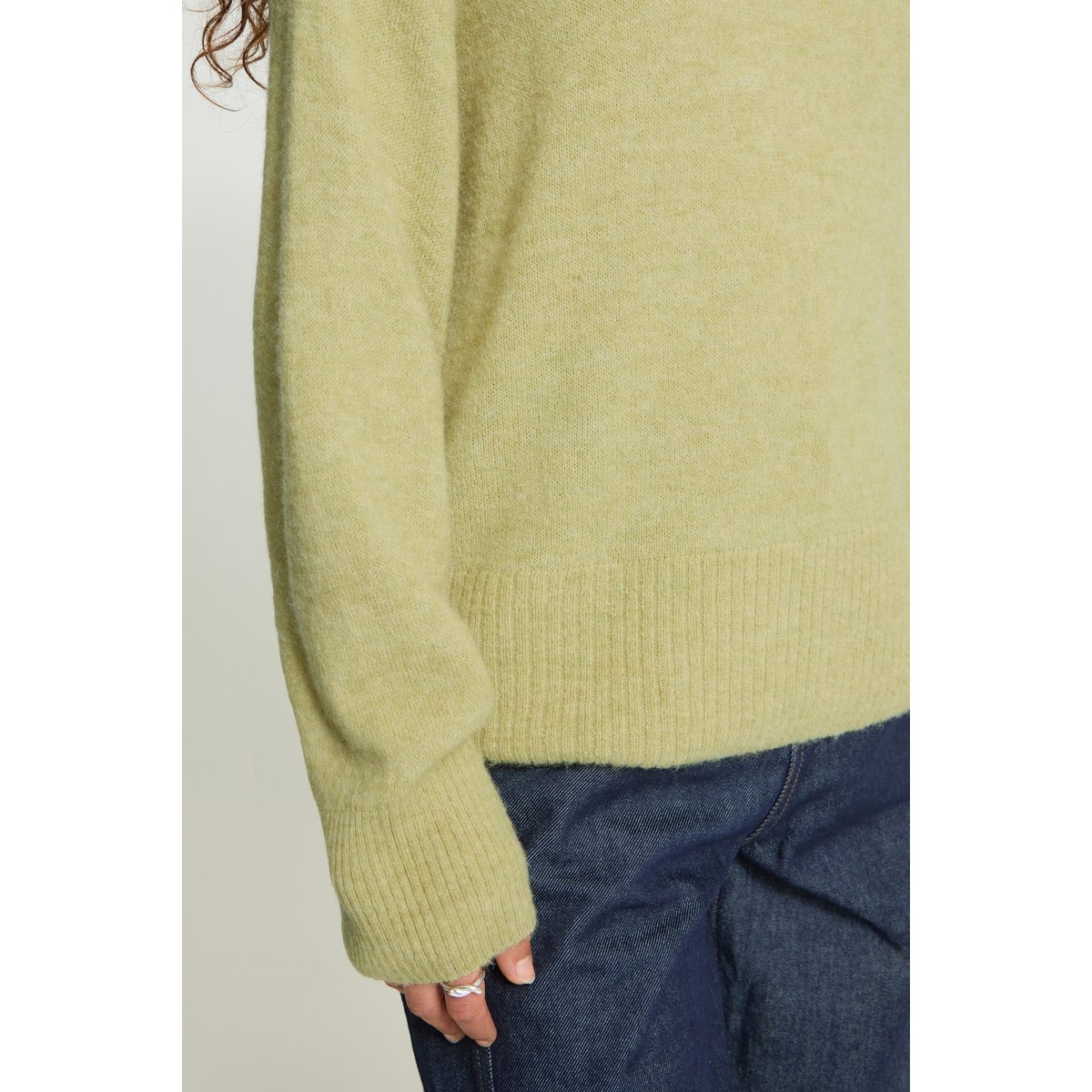 Á manches longues vert leek green, ICHI