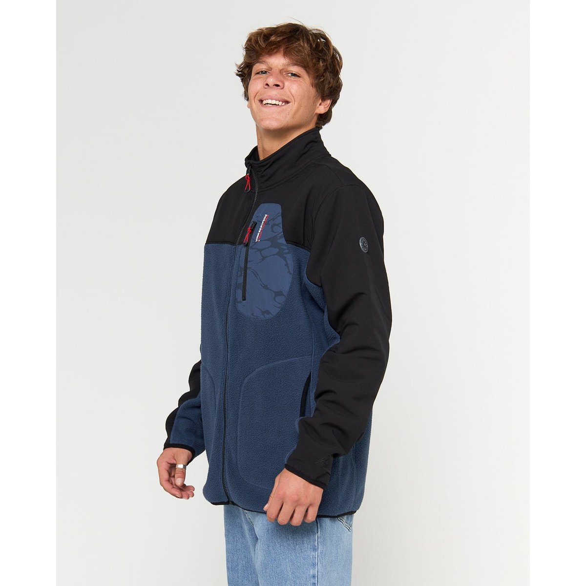 Sweat zippé ANTI-SERIES SEARCH light navy, RIP CURL