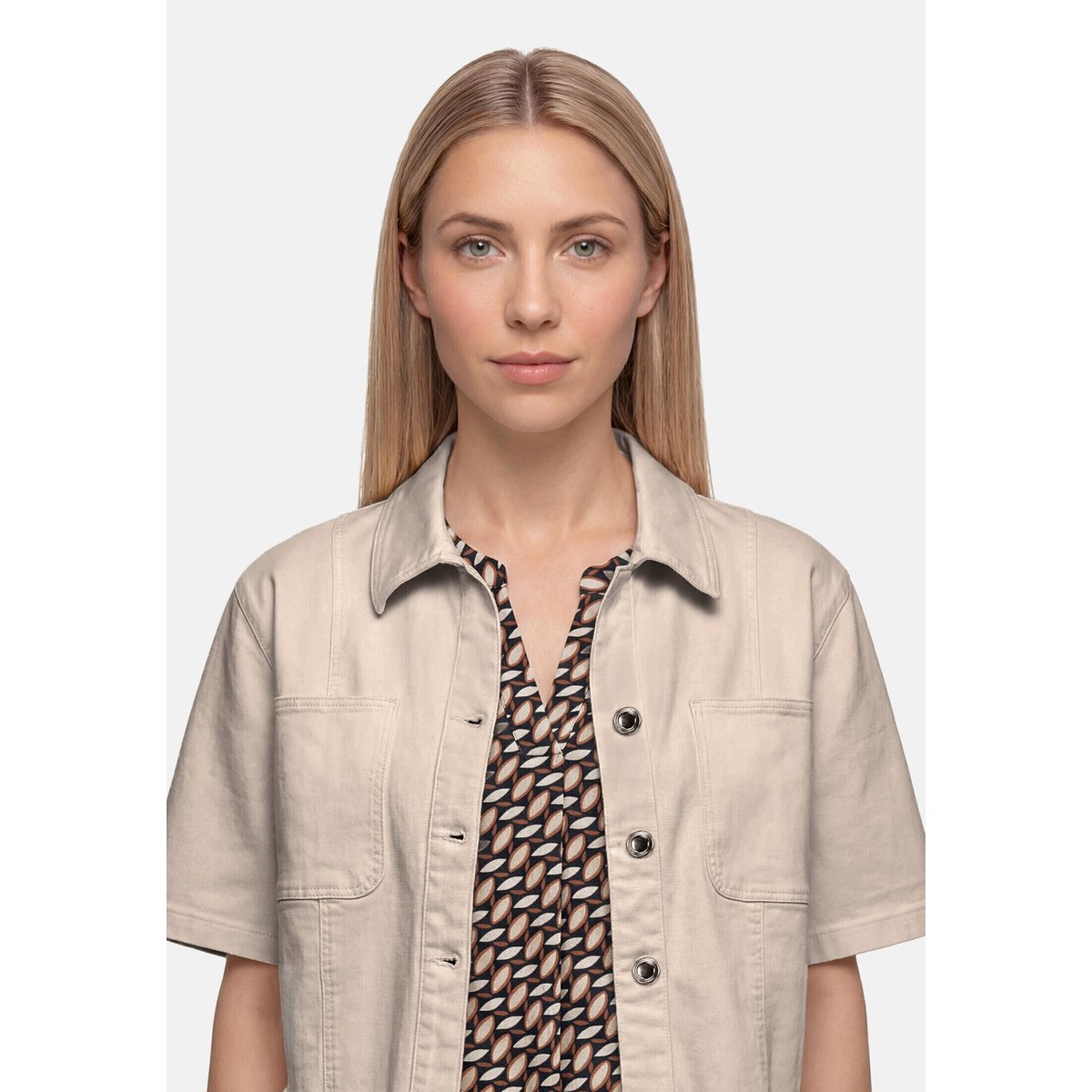 Veste en jean à col gris, BETTY BARCLAY