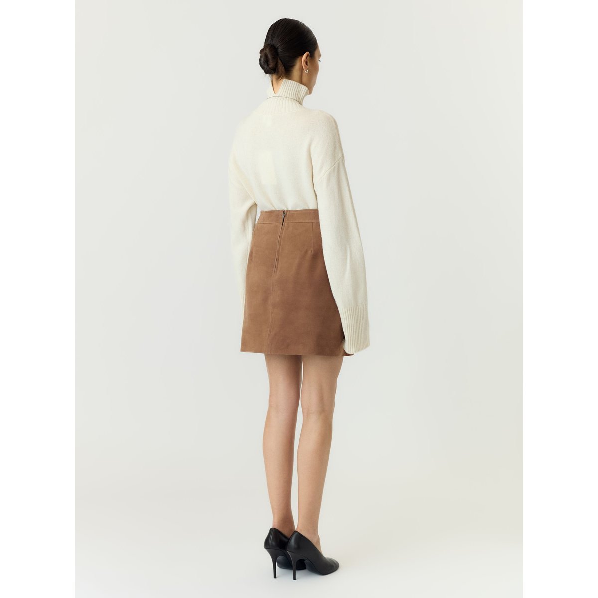 Mini-Jupe marron - sepia1, YAS