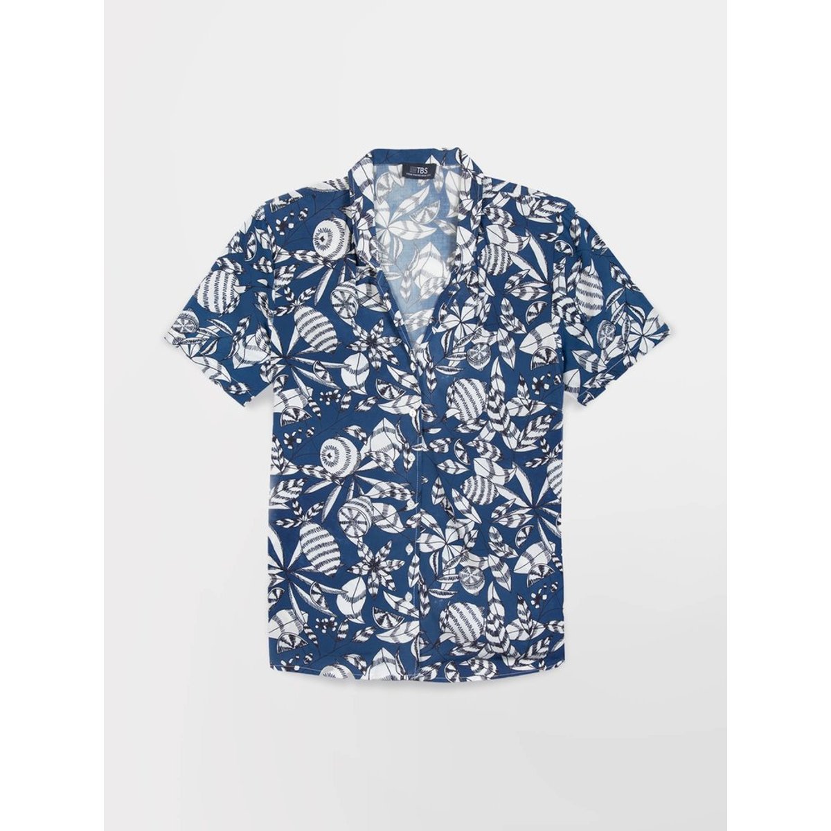 Chemise manches courtes JANIECHA navy, TBS