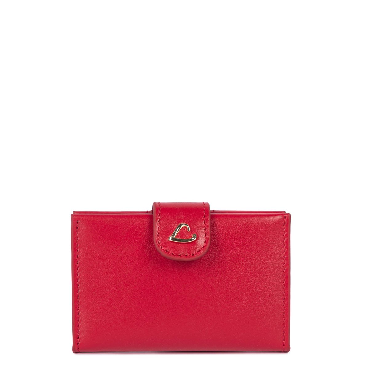 Porte-cartes PARIS PHILOS rouge, LANCASTER