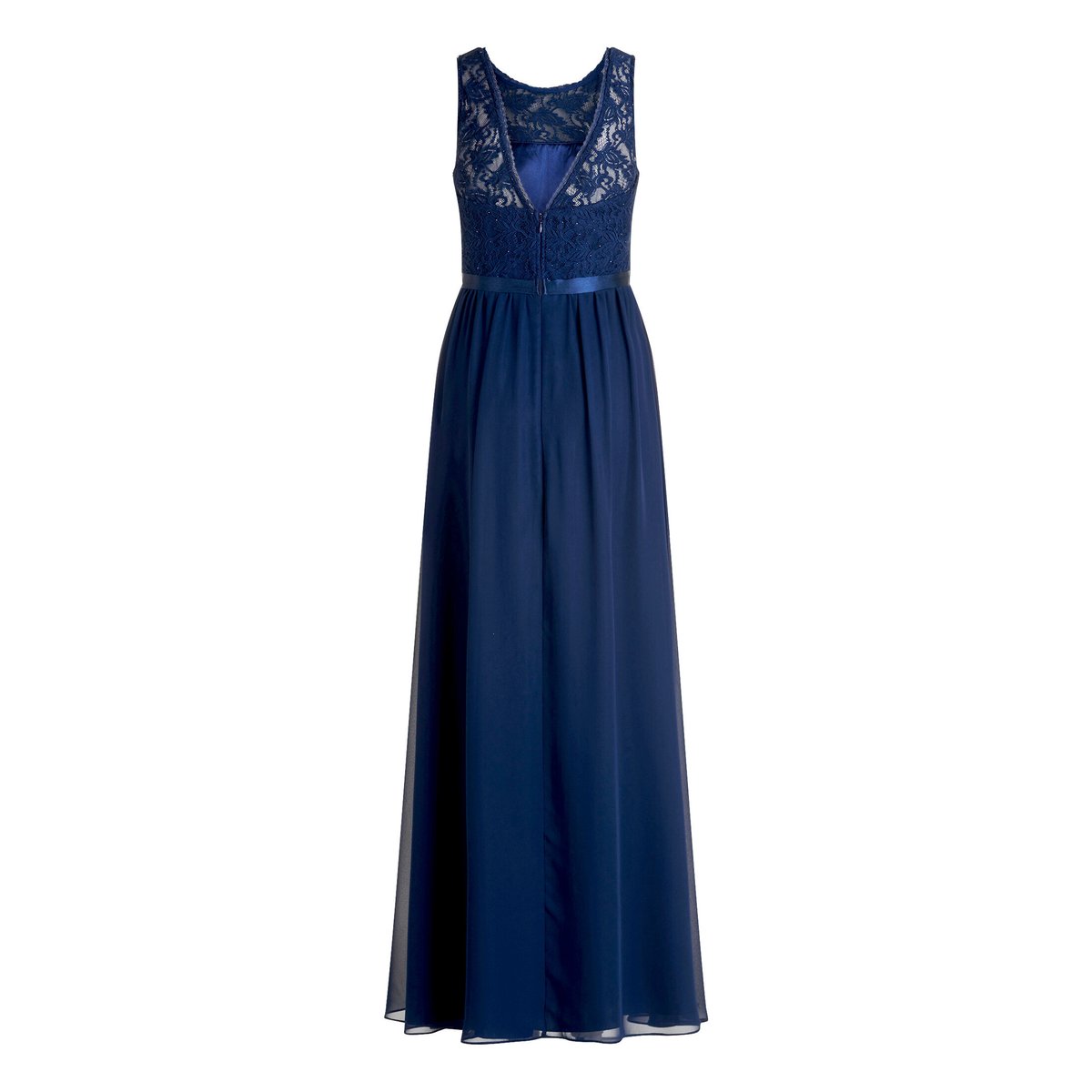 Robe de cocktail en dentelle festival blue, VERA MONT