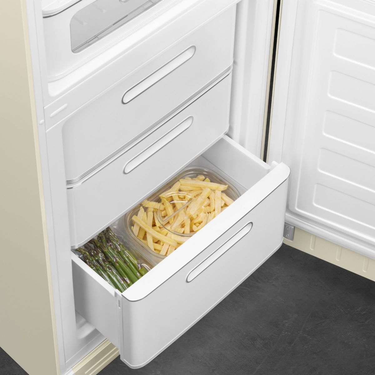 Réfrigérateur combiné FAB32RCR6 beige, SMEG
