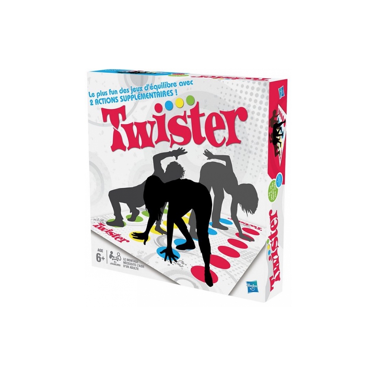 Twister Refresh  jeu de societe couleur unique, HASBRO