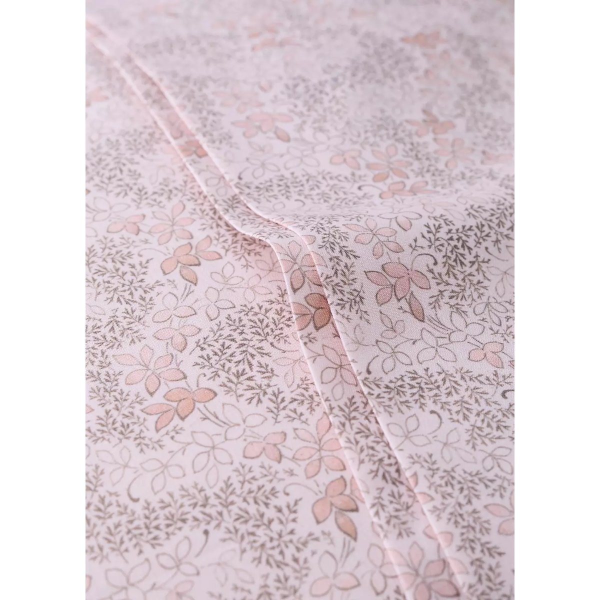 Taie d’oreiller enfant imprimé fleurs 45x110 cm nude, MANGO HOME