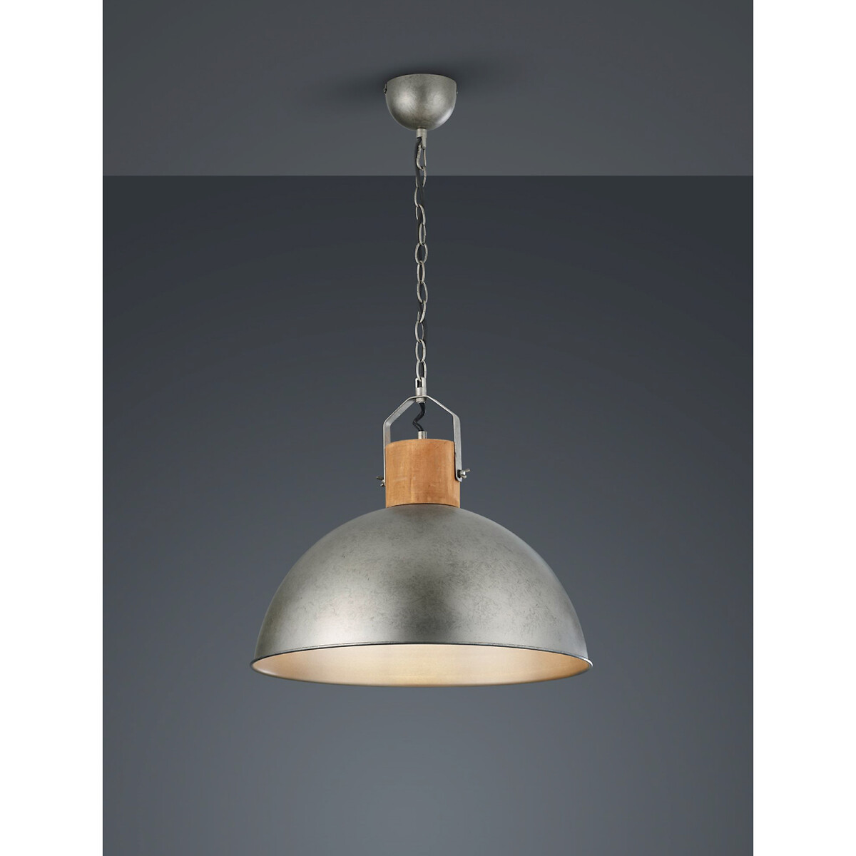 Candeeiro de teto Dehli, TRIO Lighting cinzento, TRIO LIGHTING
