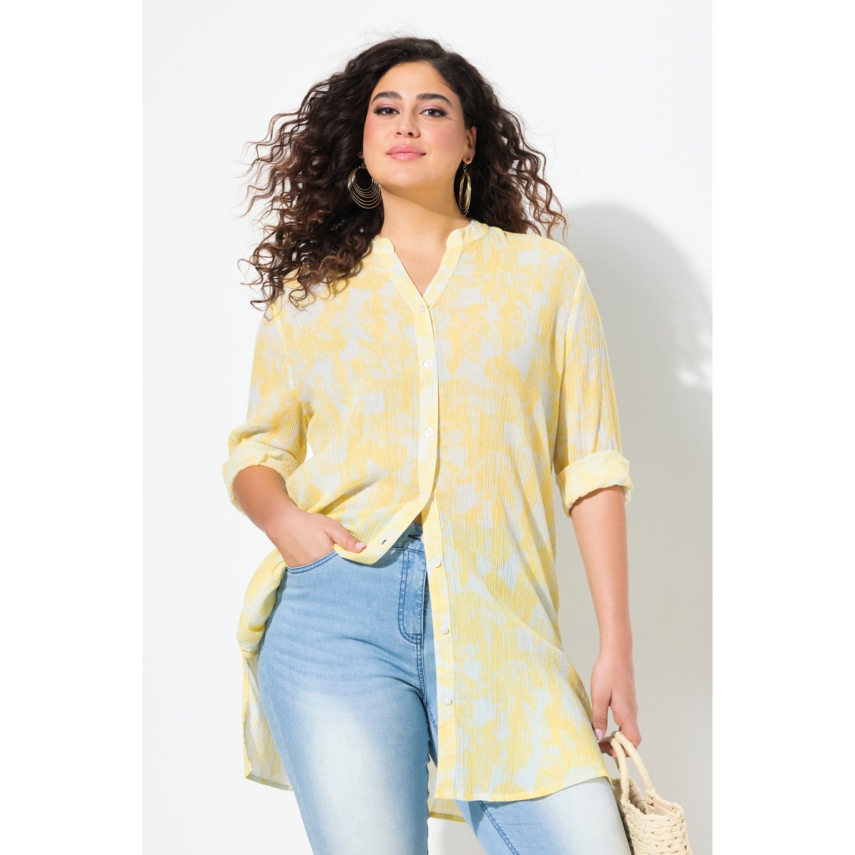 Chemisier long sorbet jaune, ULLA POPKEN