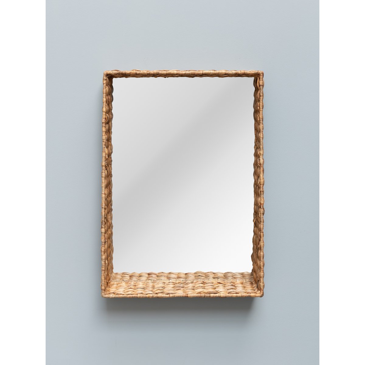 Miroir en rotin TRESSÉE marron, CHEHOMA