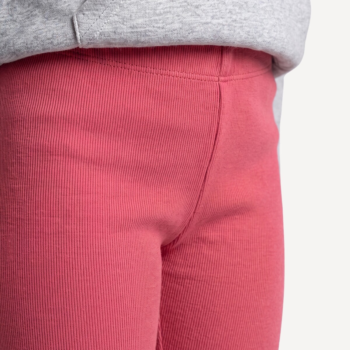 Lot de 2 leggings côtelés rose + imprimé kaki, LA REDOUTE COLLECTIONS