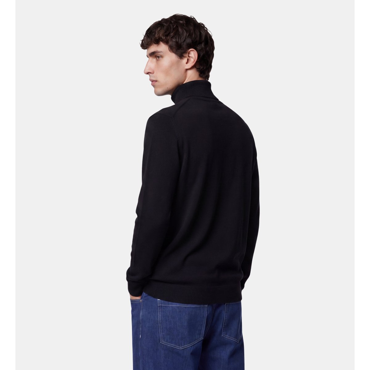 Pull lambrol en laine noir, GALERIES LAFAYETTE