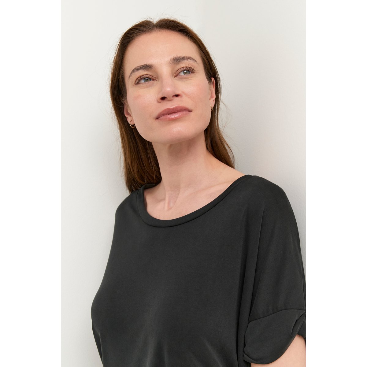 T-shirt noir black wash, CULTURE