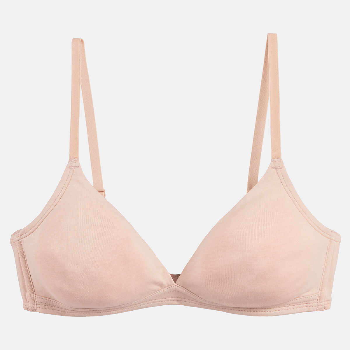 Soutien-gorge triangle tout coton uni Cottone peau, LA REDOUTE COLLECTIONS