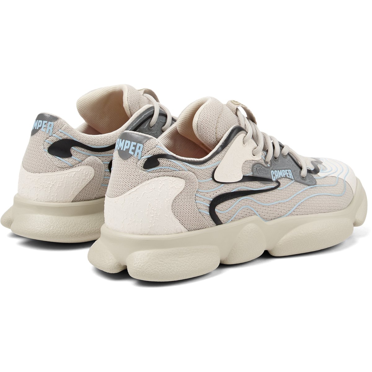 Baskets Karst gris blanc, CAMPER