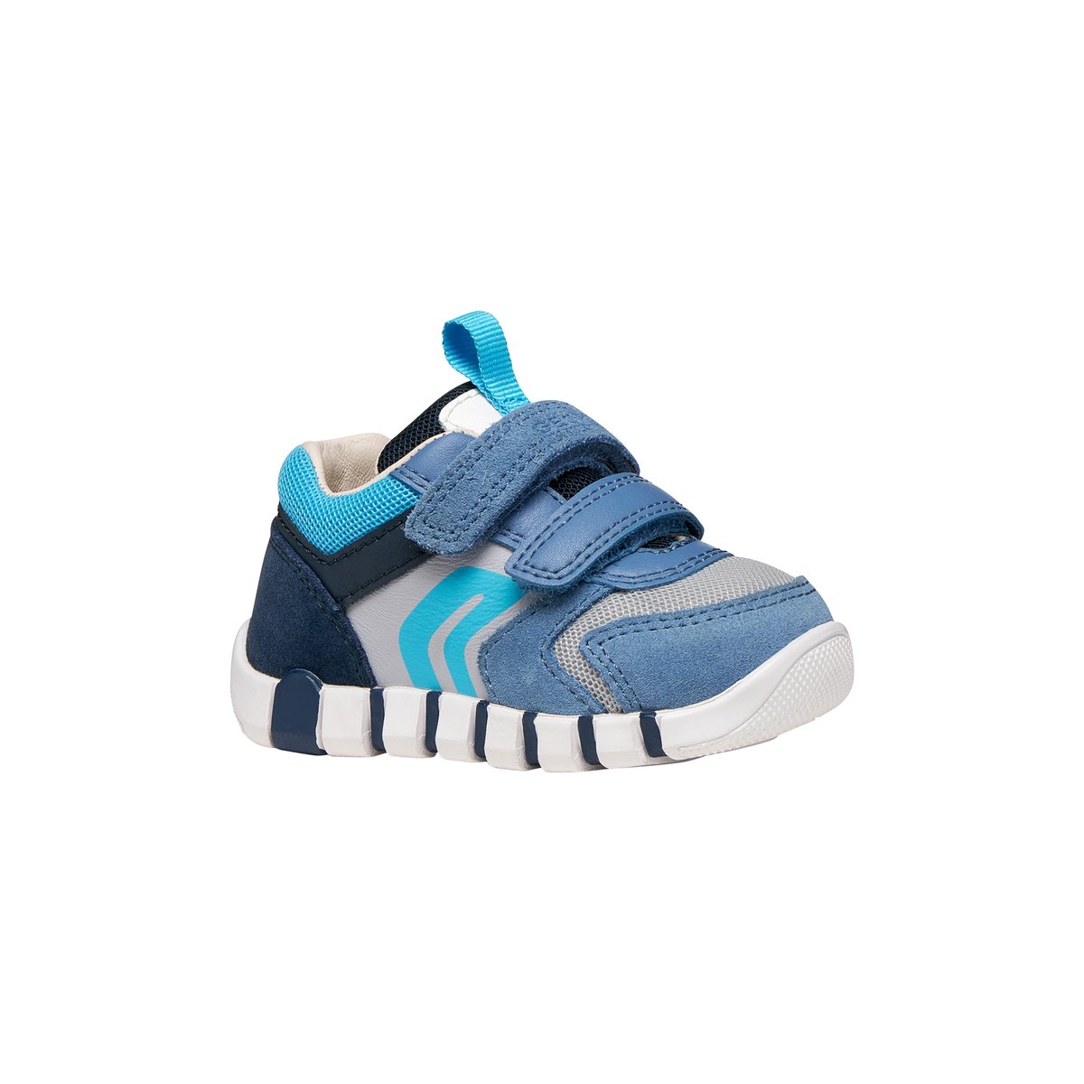 Premiers Pas B IUPIDOO bleu ciel foncé/gris clair, GEOX