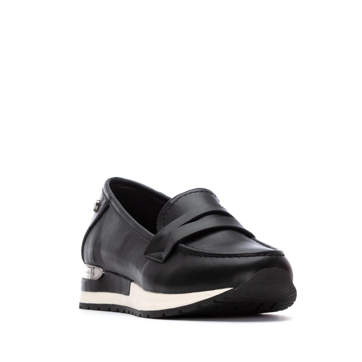 Chaussure Mocassin Plaine Décontractée noir, XTI