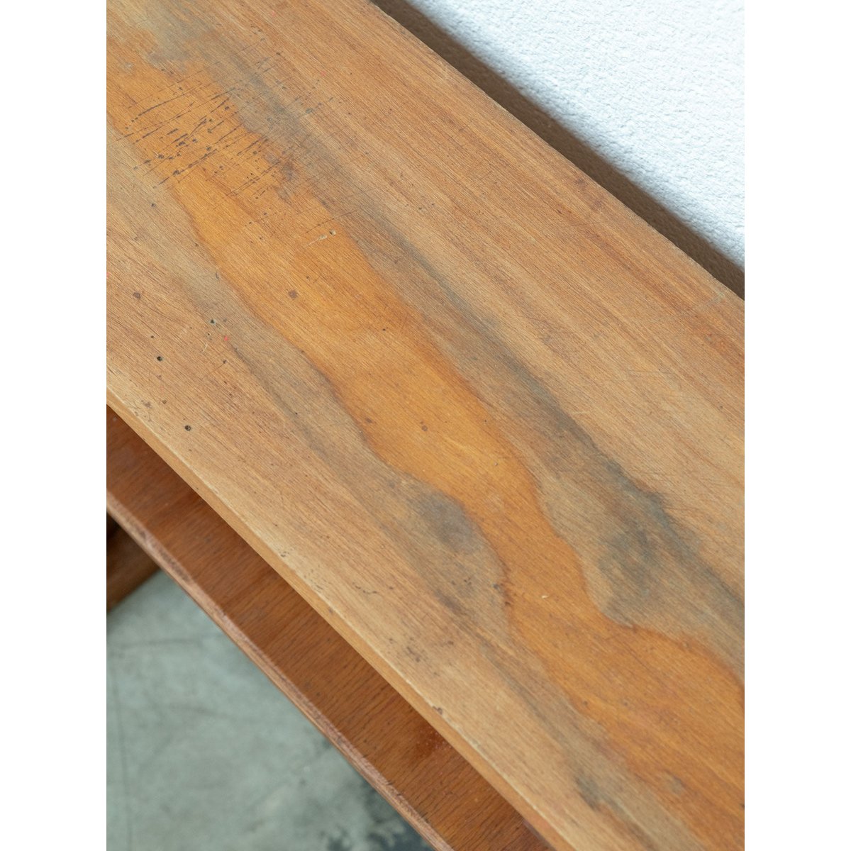 Petit établi en bois Fernand N°477 - Bon état bois foncé, DEBONGOUT