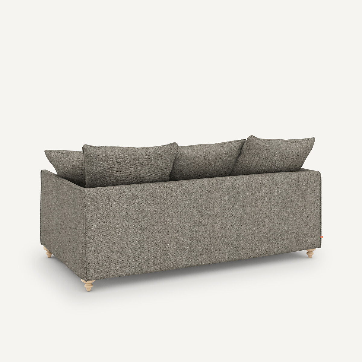 Canapé compact convertible tweedé, Lazare cappuccino, AM.PM