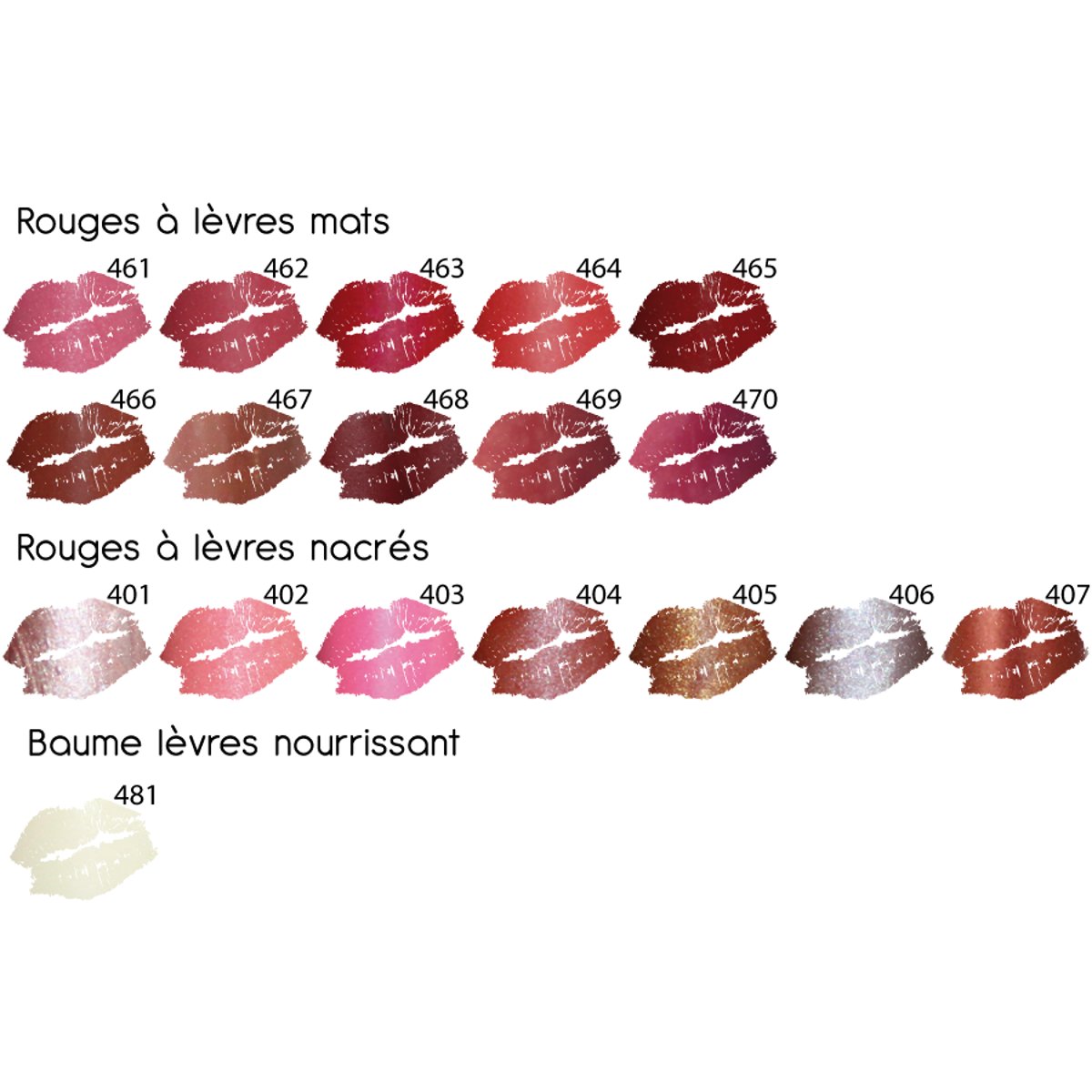 Rouge à lèvres classic 463 Rouge rose rouge, ZAO MAKEUP