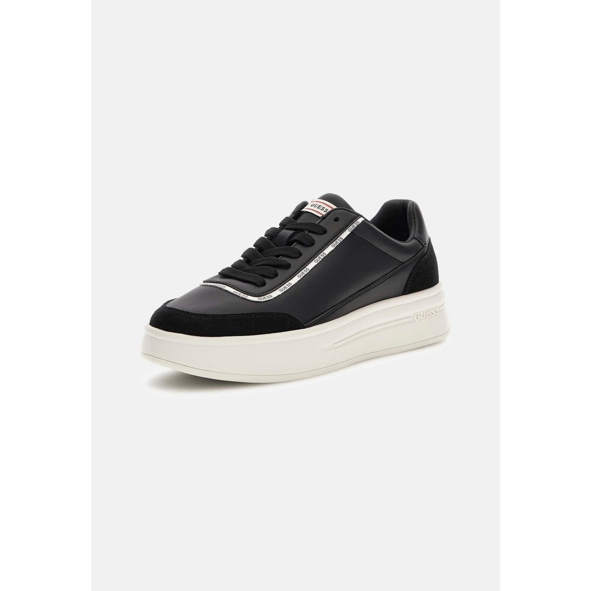 Sneakers Winno Daim Mélangé noir, GUESS