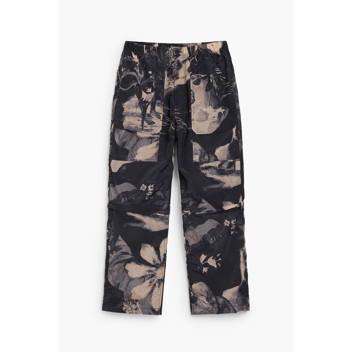 Pantalon long imprimé gris, DESIGUAL