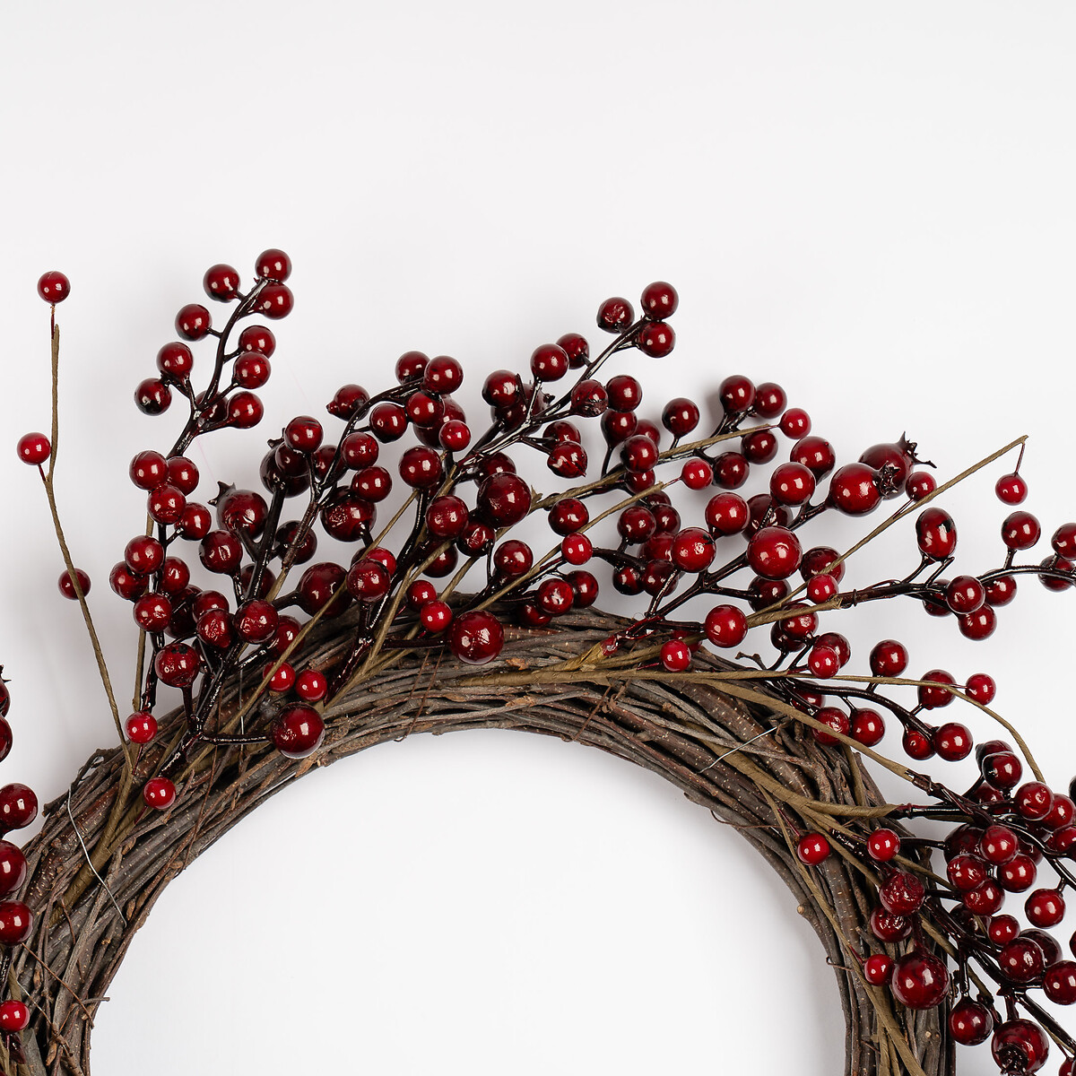 40cm Red Berry Wreath red, SO'HOME