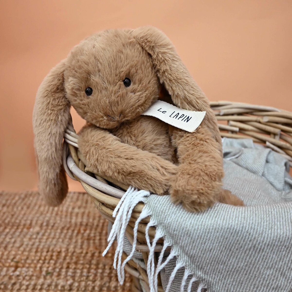 Doudou Lapin 32cm noisette, HISTOIRE D'OURS