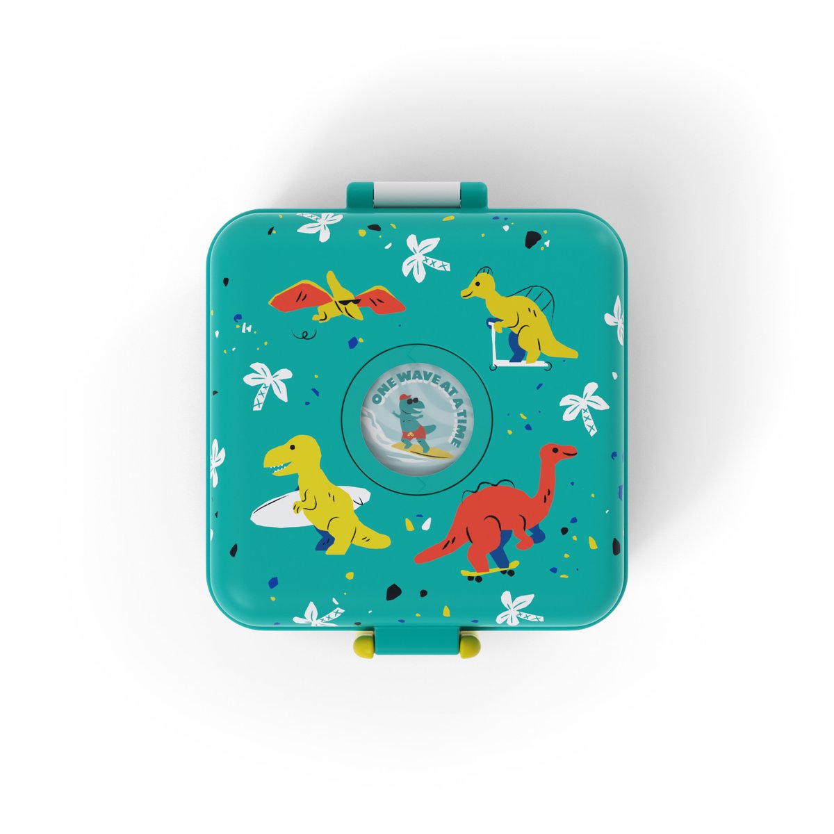 Boîte à sandwich enfant 850ml, Snacky bleu dino, MONBENTO