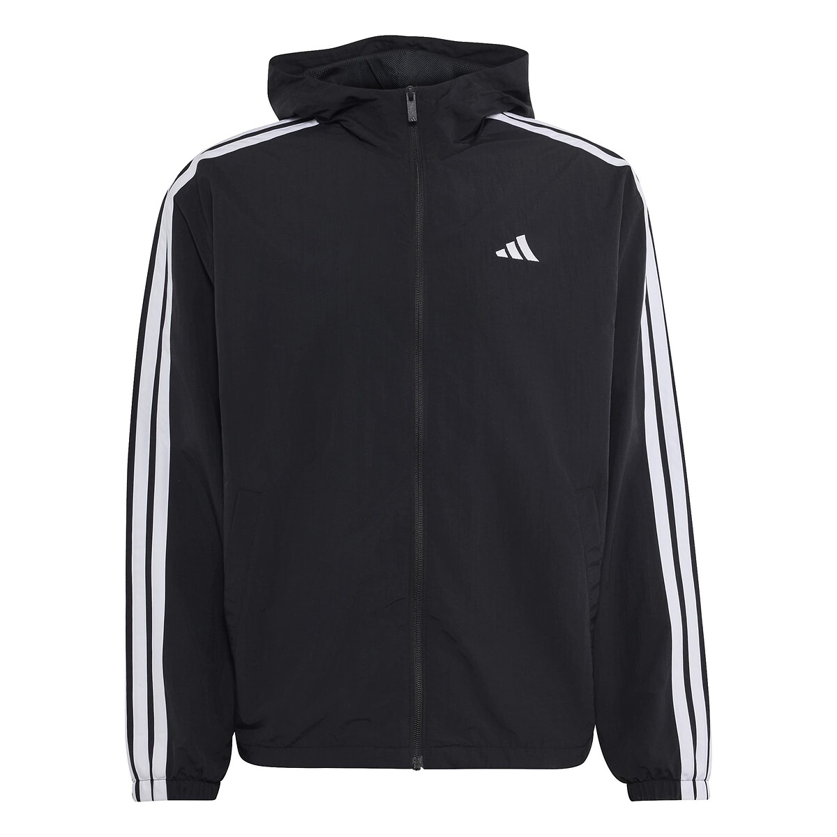 Veste à capuche, loose, ESSENTIALS noir, ADIDAS SPORTSWEAR