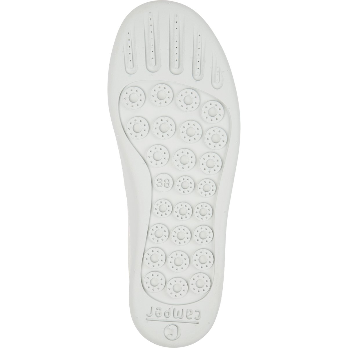 Baskets G3D Peu Touring Twins Cuir blanc beige, CAMPER