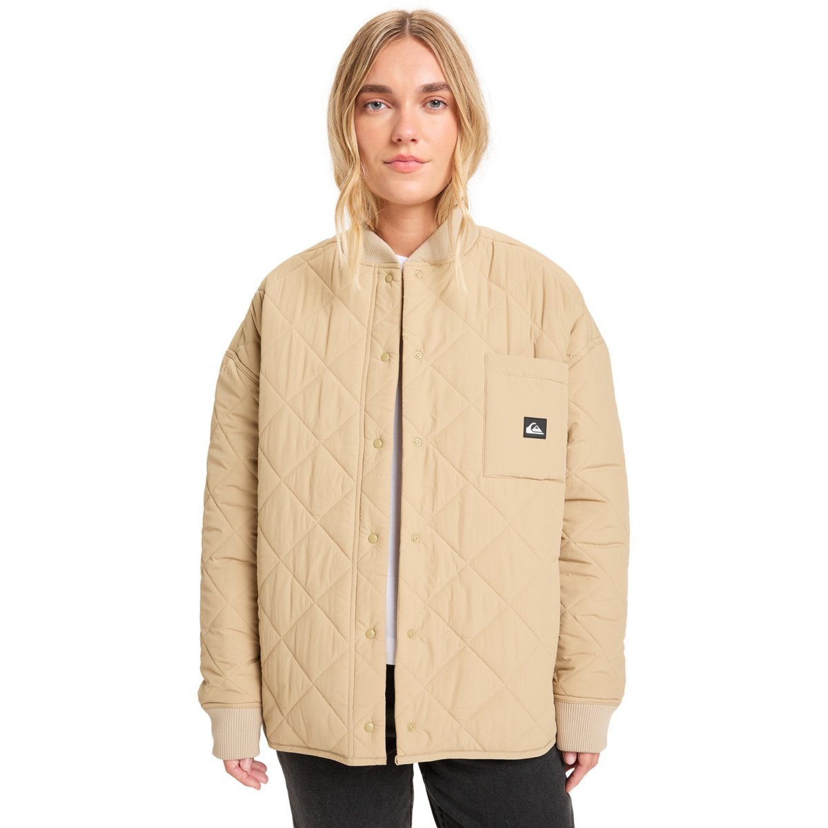 Veste matelassée SHINING QUILTED marron cornstalk, QUIKSILVER