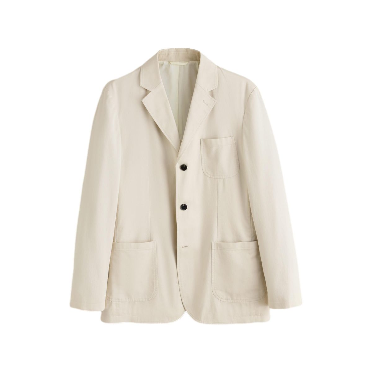 Veste de costume décontractée coton/lyocell écru, NEXT
