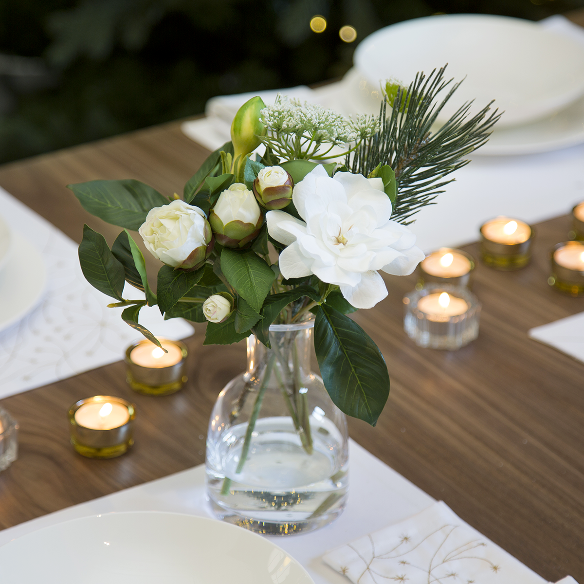 Set de 16 bougies pour lumignon D40 blanc, SIA DECO