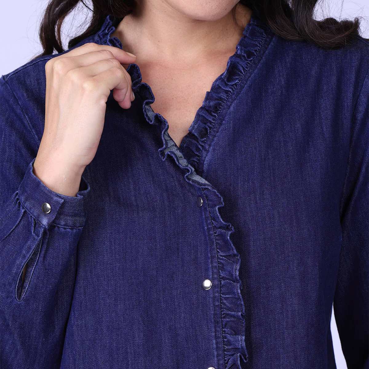 Chemise denim brut, MISE AU GREEN