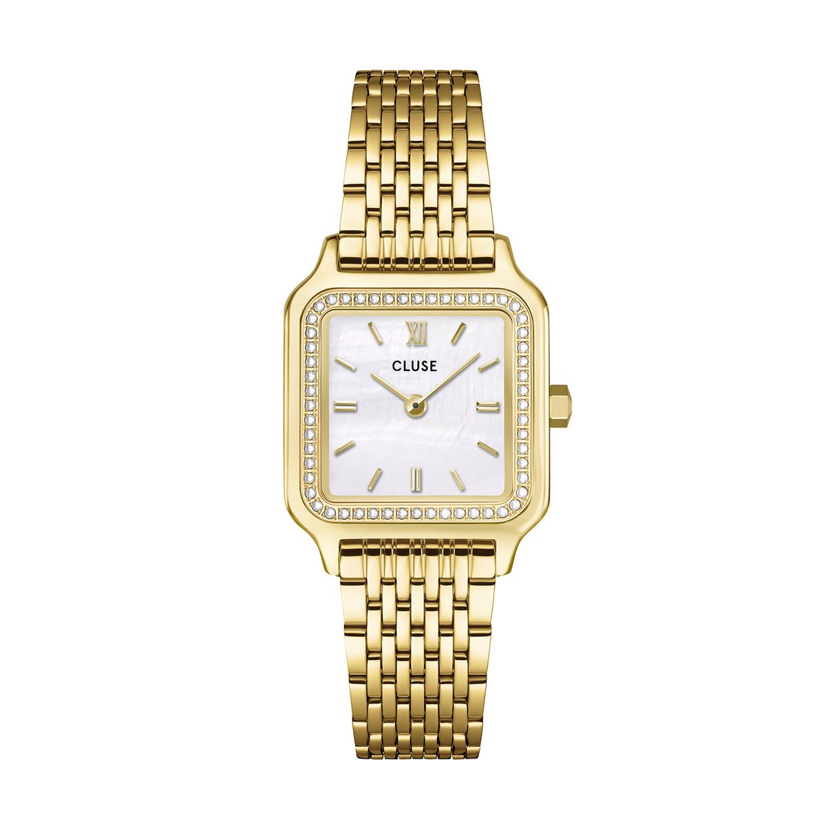 Montre Analogique GRACIEUSE PETITE doré nacre blanche doré, CLUSE