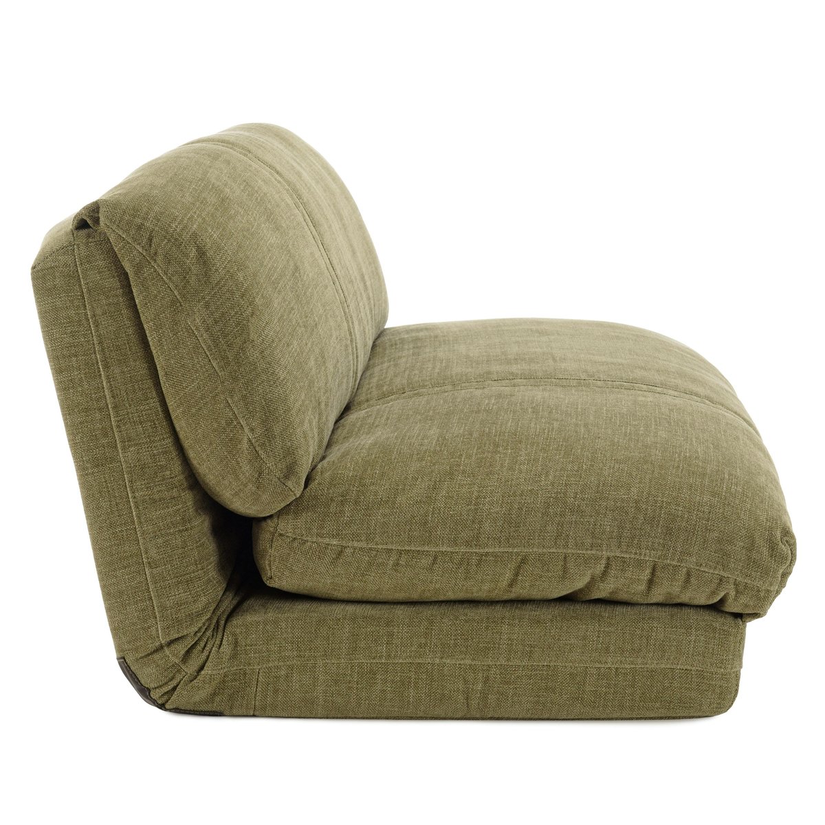 Chauffeuse 2 places convertible en tissu ASTORI vert, PIER IMPORT